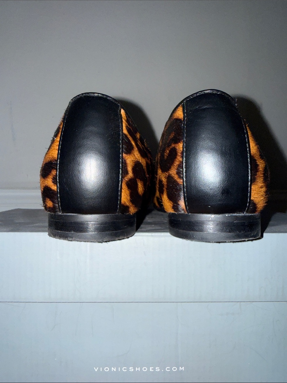 Vionic Willa Leopard Loafers - tan&Black size 8 - Picture 4 of 6